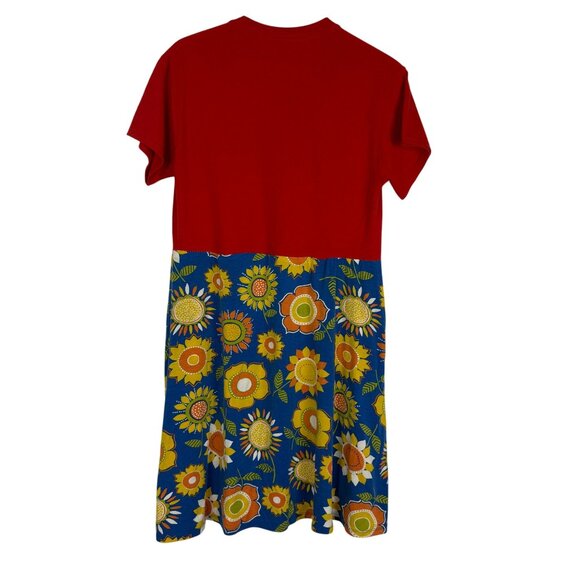 Tee Shirt Dress Small Montana Powwow MMIWG Statement Upcycled Gundrun Sjoden - Picture 8 of 11